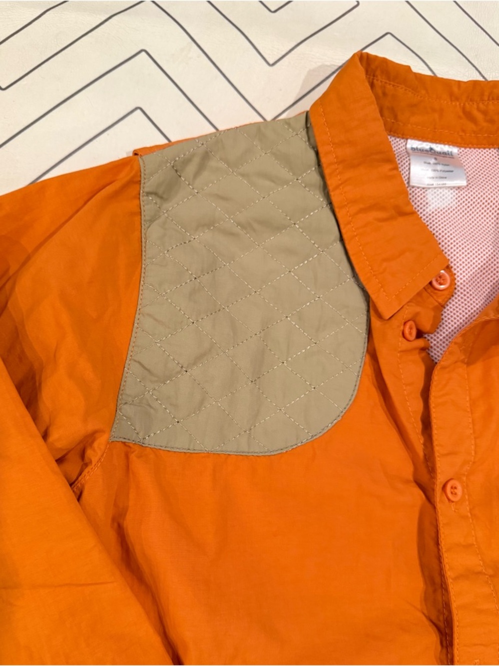 Blue Quail Burnt Orange Ranch Button Down - Picture 7 of 14